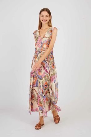 Women's long dress PANIER - airy elegance DERHY (SKU) P510024
