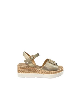 Golden platform sandals - elegance and comfort! REPO (SKU)50249.