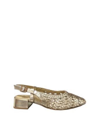Golden heeled sandals - Elegant and stylish!REPO (SKU)92904