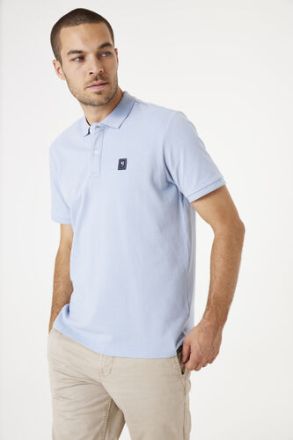 Blue men's polo shirt with logo - style and comfort! GARCIA (SKU)F51220