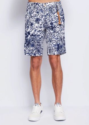 Men's shorts with floral print - style and comfort GAUDI (SKU) 311GU25046