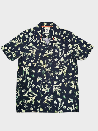 Men's short-sleeved shirt with floral print GARCIA (SKU) C11088