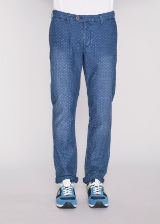 Men's short-sleeve shirt in ethnic style NO EXCESS (SKU) 23460330Men's elegant trousers - for stylish everyday wear GAUDI (SKU) 811BU25034