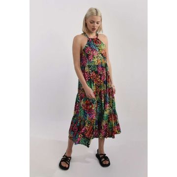 Women's floral midi dress MOLLY BRACKEN (SKU) T1553BE