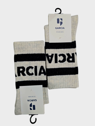Women's cotton socks in gray mélange and black GARCIA (SKU) Z0028-60