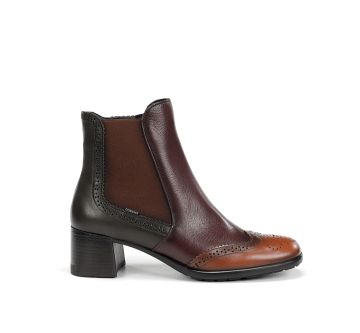 Elegant women's high-heeled boots - Multicolor DORKING (SKU)9368