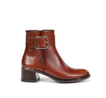 Brown elegant women's boots - style and comfort DORKING (SKU)9603