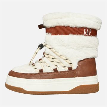 Кафяви апрески с пух - Топли и стилни за зимата! GAP (SKU)83810