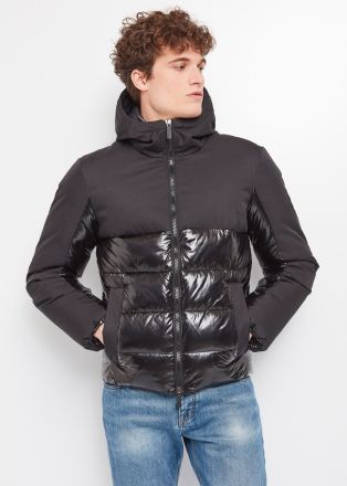 Мъжко Черно Яке с Качулка - Топло и Стилно GAUDI (SKU) 221GU35032