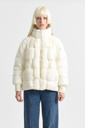 White Women's Jacket - Elegant, Lightweight and Comfortable MOLLY BRACKEN (SKU) LWL194AH