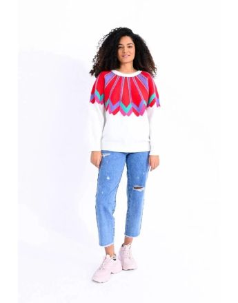 Warm winter women's sweater MOLLY BRACKEN (SKU) ML11BN