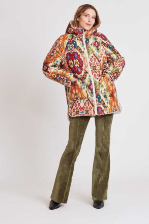 Двулицево зимно яке за жени - комфорт и стил всеки ден DERHY (SKU) A280023