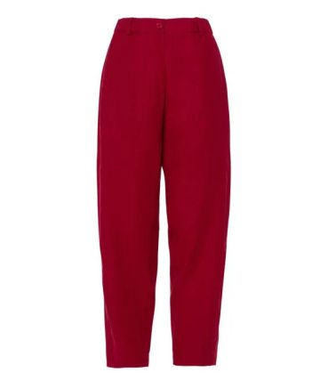 Дамски панталон с еластична талиа в червен цвятACCESS FASHION (SKU)5051