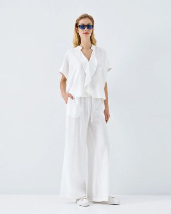 Елегантна Блуза от Вискоза с Къси Ръкави - Перфектният Избор ACCESS FASHION (SKU) 2049