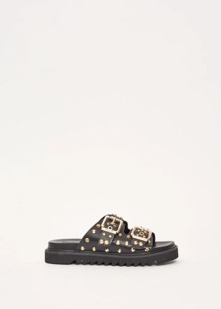 Дамски чехли в черно с капси - стил и комфорт GAUDI (SKU) V6365060