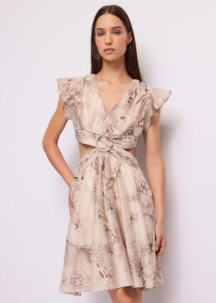 Елегантна къса рокля с волани - завладяваща визия GAUDI (SKU) 611FD15018