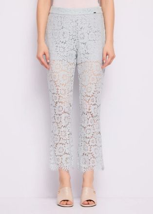 Елегантен дамски панталон от памучна дантела GAUDI (SKU) 611FD25009