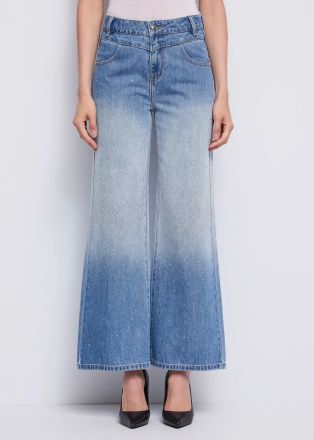 Дънки с камъчета и висока талия - елегантни и стилни GAUDI (SKU) 611BD26010