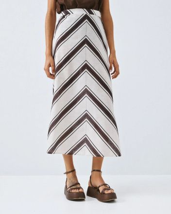 Пола Миди с Висока Талия - Елегантна и Удобна ACCESS FASHION (SKU) 6044