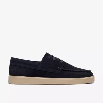 Modern men's casual shoes - dark blue, stylish, comfortable for every day. CLARKS (SKU)26186188