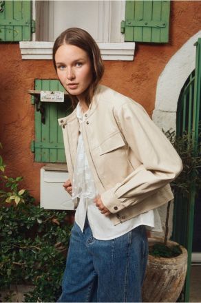 Дамско кожено яке - перфектен комфорт за всеки ден MOLLY BRACKEN (SKU) HAF102EP