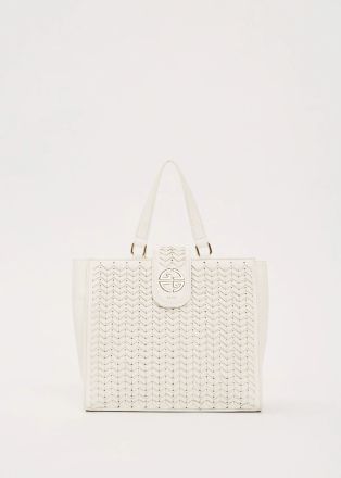 Women's handbag in white - the perfect choice for every summer day GAUDI (SKU) 12860