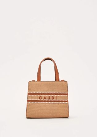  Дамска чанта с релефно лого - минималистична елегантност GAUDI (SKU) 12741