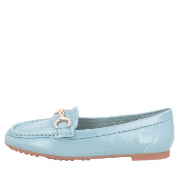 Дамска синя кожена мокасина от естествена кожа - удобство!!!TOSCA BLU (SKU)2612S120