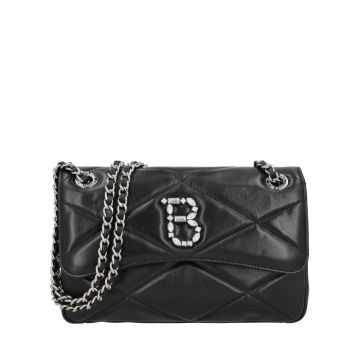 Стилна дамска черна чанта през рамо, практична!TOSCA BLU (SKU)26BB200