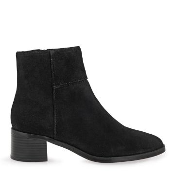 Дамски велурени боти на среден ток – елегантни, изчистен дизайн.CLARKS (SKU)26300000
