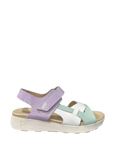 Casual women's sandal in lilac color PITILLOS (SKU) 10554.