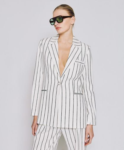 Striped Blazer: Elegant Style & Classy Look ACCESS FASHION (SKU)1008