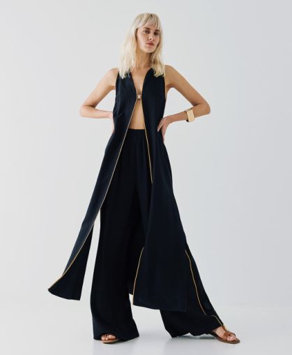 Long tunic with slits - style and comfort! ACCESS FASHION (SKU)3335