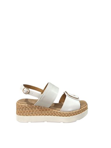 White platform sandal - elegant comfort for summer! REPO (SKU)50269