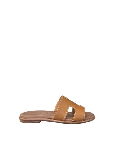 Brown summer slippers – comfortable and stylish! REPO (SKU)70161.