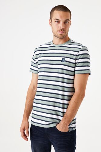 Men's T-shirt with colorful motif and logo - style and comfort! GARCIA (SKU)F51006