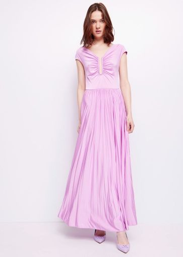 Women's elegant dress in purple color DENNY ROSE (SKU) 311DD10042
