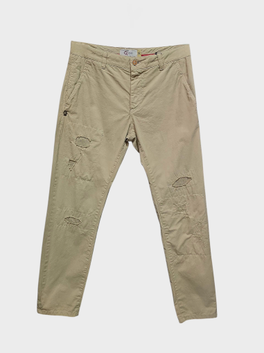 Men's pants in flesh color with patches GAUDI (SKU) 811BU25022