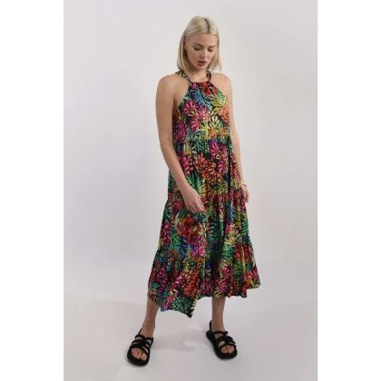 Дамска флорална рокля с миди дължина MOLLY BRACKEN (SKU) T1553BE