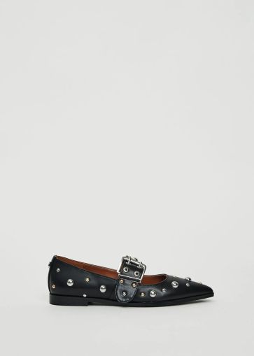 GAUDI Women's Black Ballerina Wraps with Eyelets (SKU) V5464750