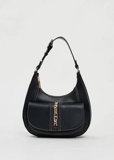 Stylish hobo handbag - elegance in black GAUDI (SKU) 12330