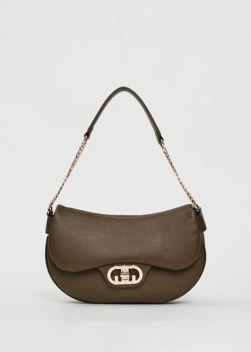 Dark Green Hobo Bag - Elegant and Practical GAUDI (SKU) 12362