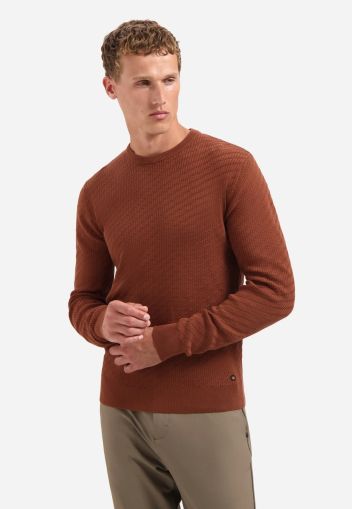 Stylish men's blouse, fine knit - everyday elegance NO EXCESS (SKU) 29230916