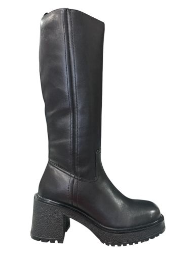 Black Women's Boots with Chunky Sole - Comfort and Style HOSIS MILANO (SKU)2112
