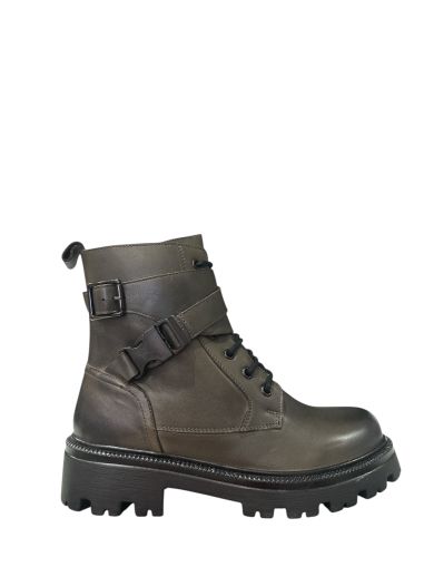 Green women's boot for every day - comfort and style!HOSIS MILANO (SKU)506