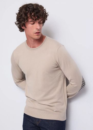 Sporty-elegant men's sweater - clean style GAUDI (SKU) 521GU53011