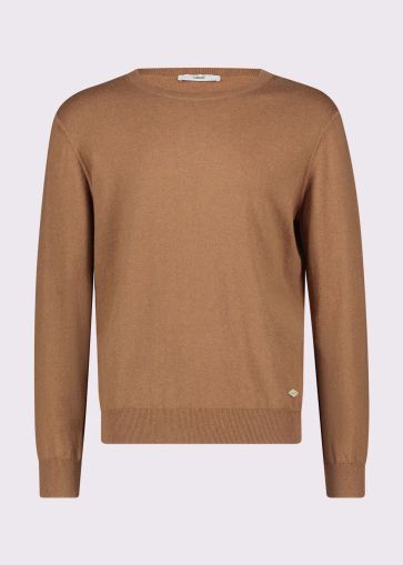 Brown men's cashmere sweater - luxury and comfort GAUDI (SKU) 521GU53061