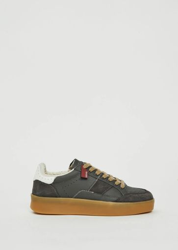 Gray men's suede sneakers - elegant comfort for every day GAUDI (SKU) V5264680