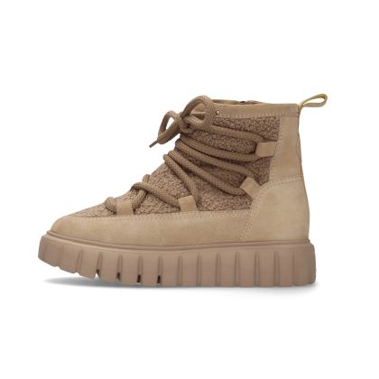 Бежови велурени боти с топъл хастар - комфорт и стил!SALAMANDER (SKU)AUT51