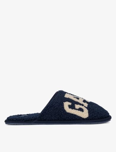 Indigo elegant house slippers with logo - comfort and style!GAP (SKU)3808